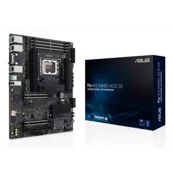 Emaplaat ASUS PRO WS W880-ACE SE, Intel W880, LGA 1851, ATX, DDR5, 4 DIMM, max 256 GB, 2.5 Gb LAN