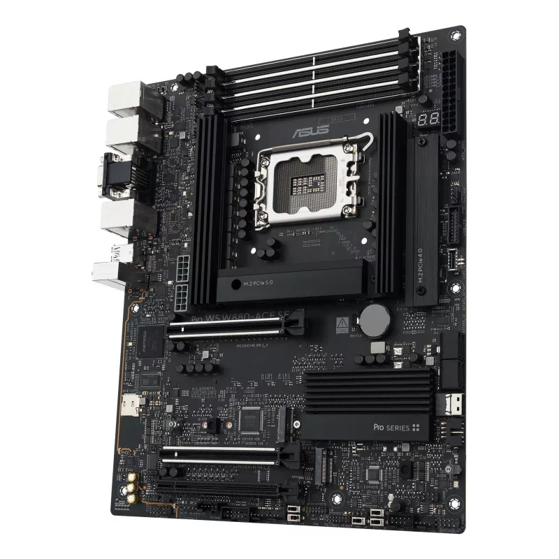 Emaplaat ASUS PRO WS W880-ACE SE, Intel W880, LGA 1851, ATX, DDR5, 4 DIMM, max 256 GB, 2.5 Gb LAN