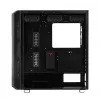 PC korpus MODECOM AMIRANI ARGB Midi Tower, must, karastatud klaas, 2x200 mm esi- + 1x120 mm tagaventilaatorid, USB-A 2x, USB-C 1x, toetab ATX/ITX, GPU kuni 35 cm