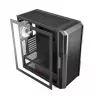 PC korpus MODECOM AMIRANI ARGB Midi Tower, must, karastatud klaas, 2x200 mm esi- + 1x120 mm tagaventilaatorid, USB-A 2x, USB-C 1x, toetab ATX/ITX, GPU kuni 35 cm