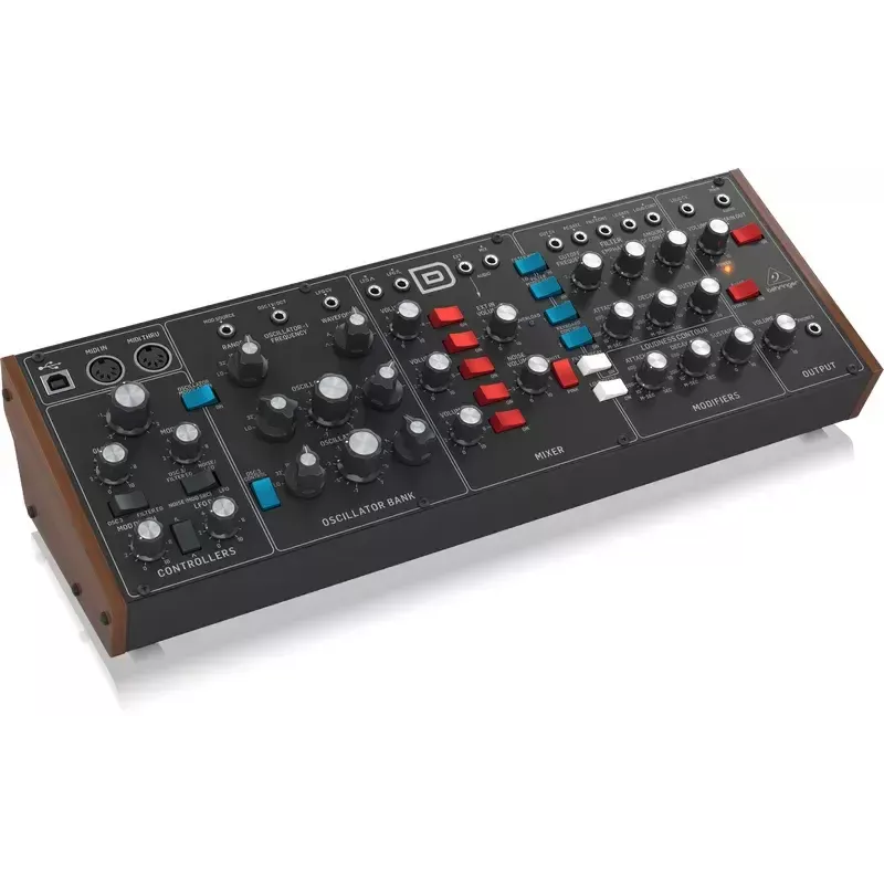 Süntesaator Behringer Model D Must korpuse värv Must Toiteallikas DC AC
