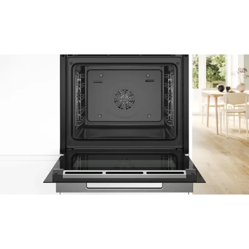 Sisseehitatud ahi Bosch Serie 8 HBG7341B2 — elektriline, 71 L, 3600 W, puutetundlik juhtimine, must