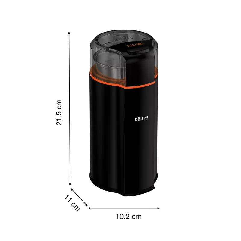 Teradega kohviveski Krups Silent Vortex GX3328 175 W must 90 g mahutavus