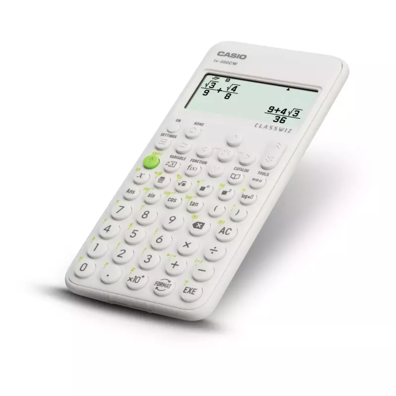 Teaduslik kalkulaator CASIO ClassWiz FX-350EX Pocket — 16-kohaline, 2-realise ekraaniga, patareitoitega, hall, taskusuuruses