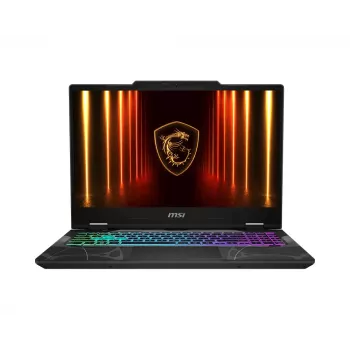 Sülearvuti MSI Cyborg 15 B2RWFKG-038XPL 15.6 tolli FHD IPS 144Hz Intel Core 7 240H 10-tuumaline 16GB DDR5 512GB SSD RTX 5060 8GB Läbipaistev Must