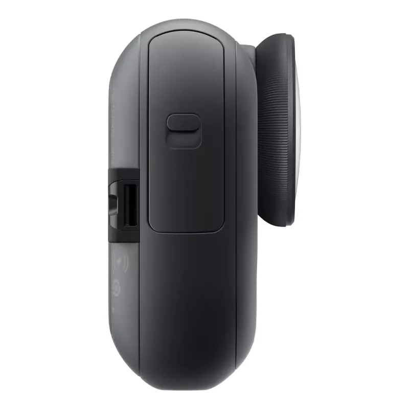 Action spordikaamera Insta360 GO Ultra Standard Must — 4K Ultra HD 3840×2880, 1/1.28-tolline sensor, 240 kaadrit/s, Wi‑Fi, sisseehitatud kuvar, MicroSD, 52,9 g