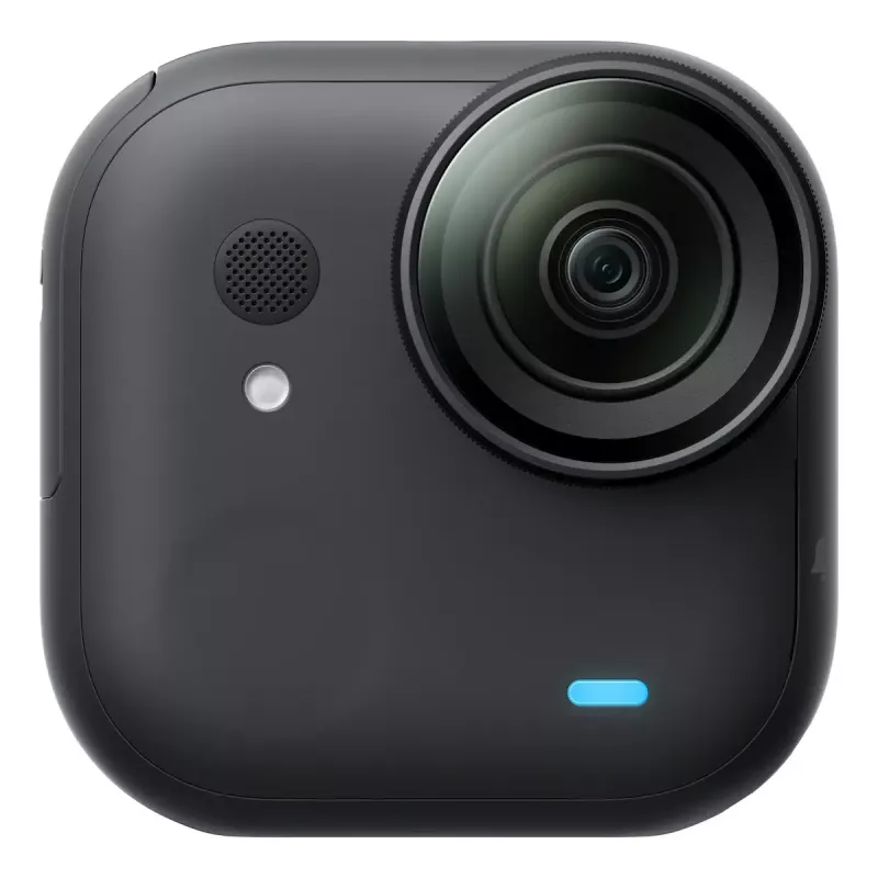 Action spordikaamera Insta360 GO Ultra Standard Must — 4K Ultra HD 3840×2880, 1/1.28-tolline sensor, 240 kaadrit/s, Wi‑Fi, sisseehitatud kuvar, MicroSD, 52,9 g