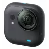 Action spordikaamera Insta360 GO Ultra Standard Must — 4K Ultra HD 3840×2880, 1/1.28-tolline sensor, 240 kaadrit/s, Wi‑Fi, sisseehitatud kuvar, MicroSD, 52,9 g