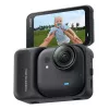Action spordikaamera Insta360 GO Ultra Standard Must — 4K Ultra HD 3840×2880, 1/1.28-tolline sensor, 240 kaadrit/s, Wi‑Fi, sisseehitatud kuvar, MicroSD, 52,9 g
