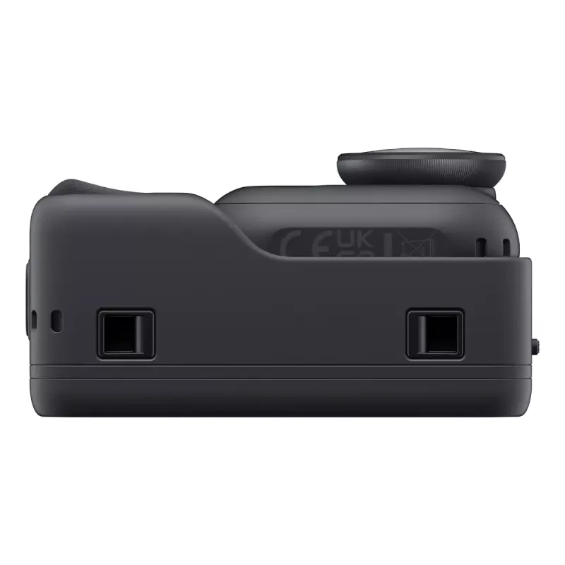 Action spordikaamera Insta360 GO Ultra Standard Must — 4K Ultra HD 3840×2880, 1/1.28-tolline sensor, 240 kaadrit/s, Wi‑Fi, sisseehitatud kuvar, MicroSD, 52,9 g
