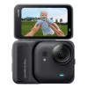 Action spordikaamera Insta360 GO Ultra Standard Must — 4K Ultra HD 3840×2880, 1/1.28-tolline sensor, 240 kaadrit/s, Wi‑Fi, sisseehitatud kuvar, MicroSD, 52,9 g