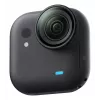 Action spordikaamera Insta360 GO Ultra Standard Must — 4K Ultra HD 3840×2880, 1/1.28-tolline sensor, 240 kaadrit/s, Wi‑Fi, sisseehitatud kuvar, MicroSD, 52,9 g