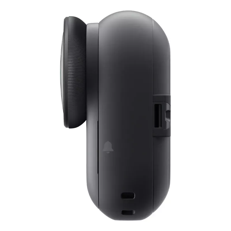 Action spordikaamera Insta360 GO Ultra Standard Must — 4K Ultra HD 3840×2880, 1/1.28-tolline sensor, 240 kaadrit/s, Wi‑Fi, sisseehitatud kuvar, MicroSD, 52,9 g