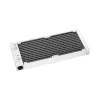 Universaalne vedelikjahutus DeepCool LS520 SE WH — 240 mm radiaator, 2× 120 mm PWM-ventilaatorit, valge, vasest alus