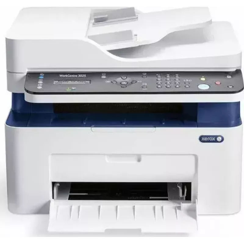 Multifunktsionaalne seade Xerox WorkCentre 3025/NI — mustvalge laser-MFP, 20 lk/min, Wi‑Fi, Ethernet, A4, 1200x1200 DPI