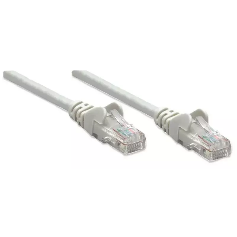 patch-kaabel INTELLINET Cat5e U/UTP 3 m, hall, CCA, RJ-45–RJ-45, 350 MHz