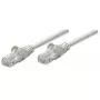 patch-kaabel INTELLINET Cat5e U/UTP 3 m, hall, CCA, RJ-45–RJ-45, 350 MHz