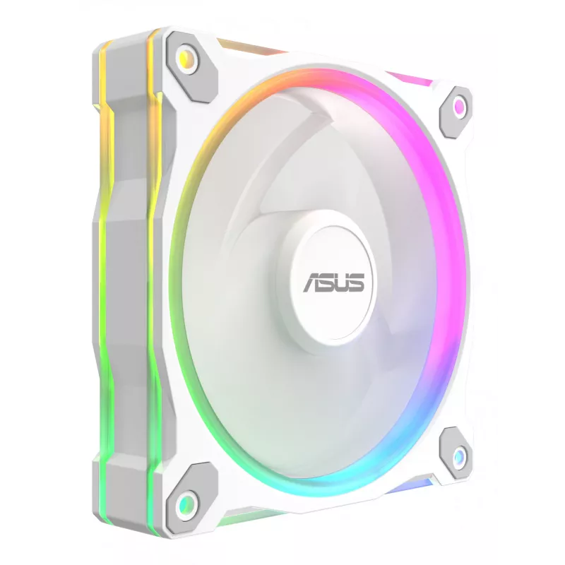 Ventilaator ASUS Prime MR120 ARGB Valge 120 mm liugelaagriga korpuse ventilaator