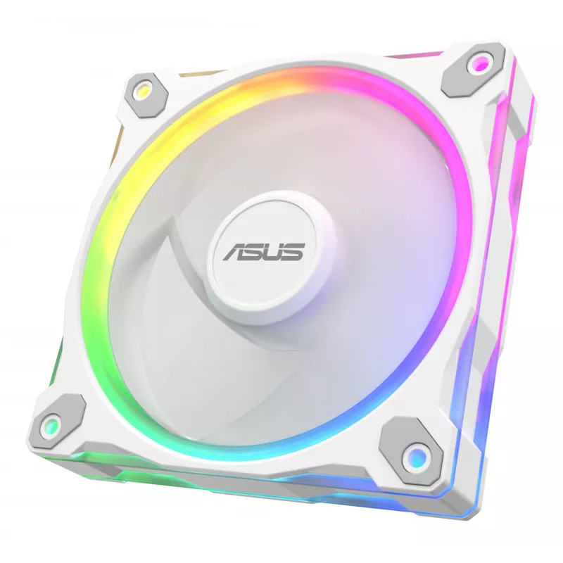 Ventilaator ASUS Prime MR120 ARGB Valge 120 mm liugelaagriga korpuse ventilaator