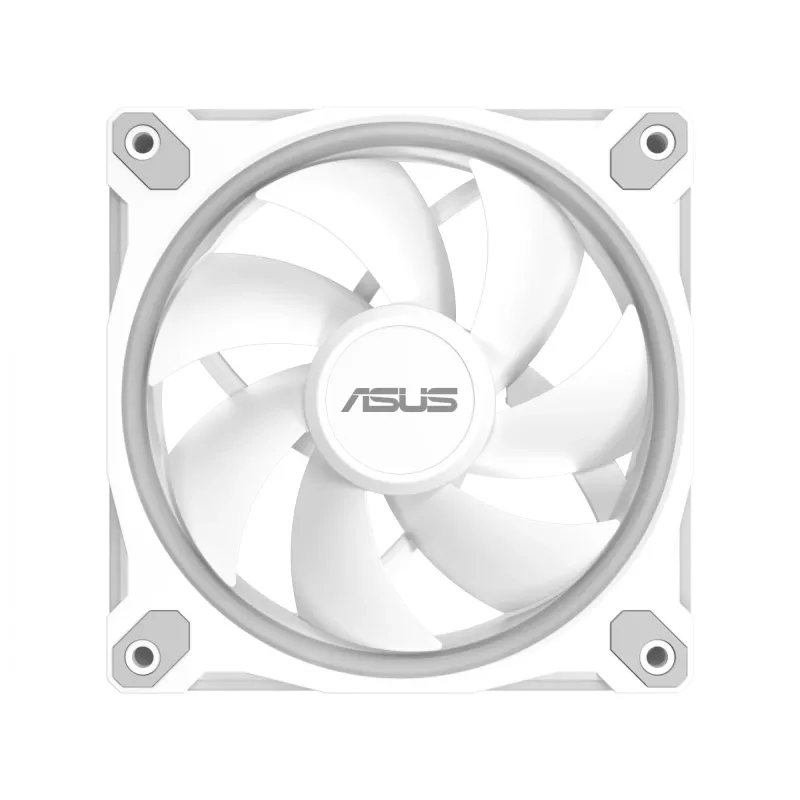 Ventilaator ASUS Prime MR120 ARGB Valge 120 mm liugelaagriga korpuse ventilaator