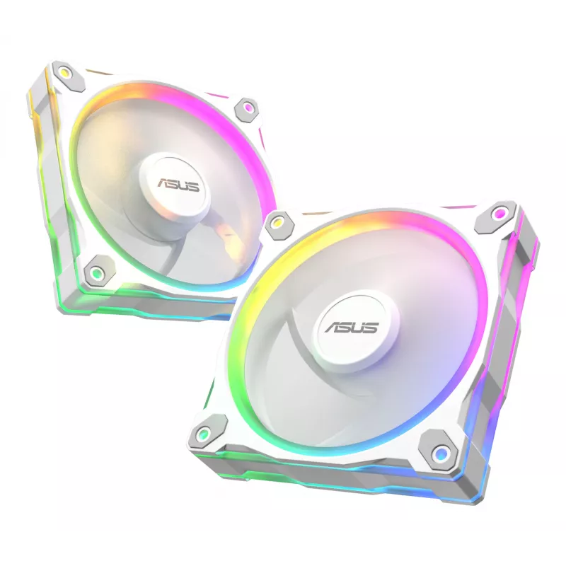 Ventilaator ASUS Prime MR120 ARGB Valge 120 mm liugelaagriga korpuse ventilaator