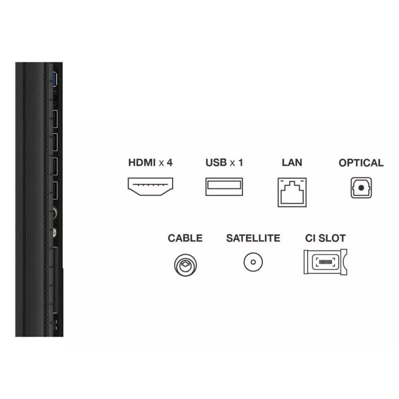 Nutiteler TCL 85P89K 85 tolli (216 cm) QLED 4K UHD, Google TV, HDR10+, 450 cd/m², 3840×2160
