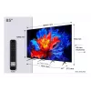 Nutiteler TCL 85P89K 85 tolli (216 cm) QLED 4K UHD, Google TV, HDR10+, 450 cd/m², 3840×2160
