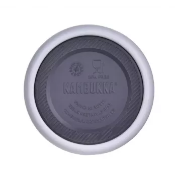 Isolatsioonipudel Kambukka Elton 600 ml Kriidivalge — vaakumkolb, 18/8 roostevaba teras, lekkevaba, Snapclean kaas