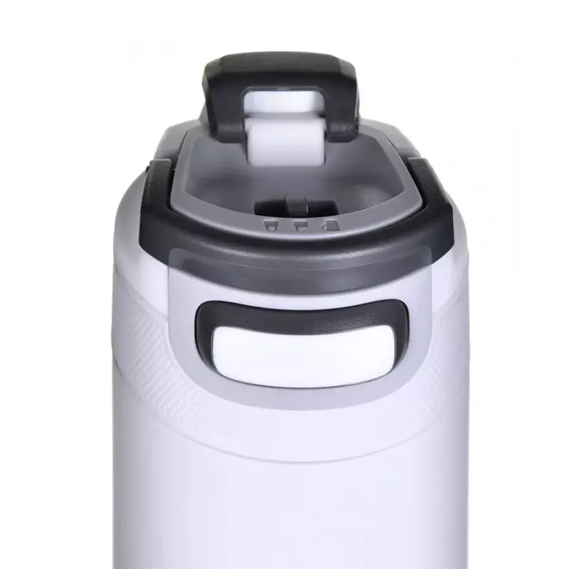 Isolatsioonipudel Kambukka Elton 600 ml Kriidivalge — vaakumkolb, 18/8 roostevaba teras, lekkevaba, Snapclean kaas