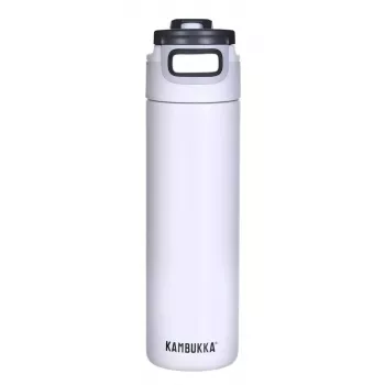 Isolatsioonipudel Kambukka Elton 600 ml Kriidivalge — vaakumkolb, 18/8 roostevaba teras, lekkevaba, Snapclean kaas