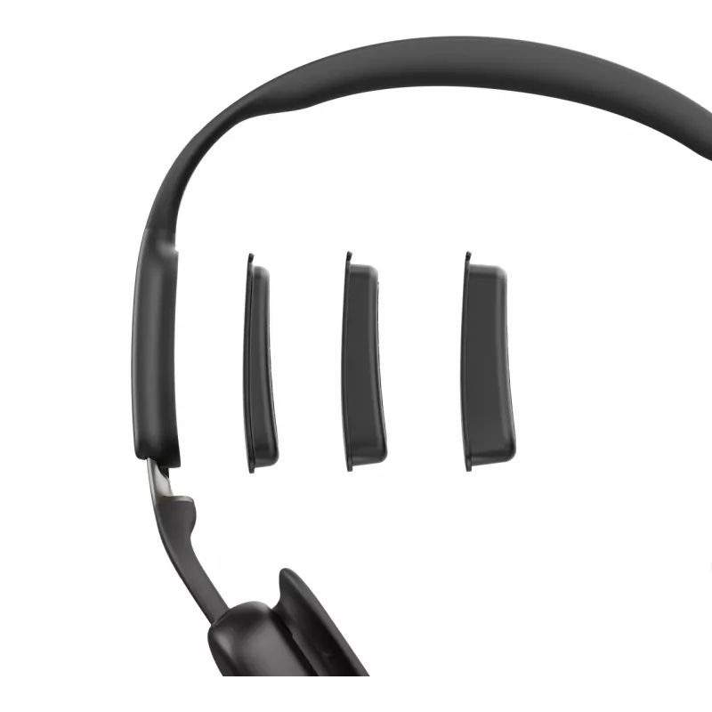 SHOKZ OpenMeet UC juhtmevaba Bluetooth luu juhtivusega videokonverentsikõrvaklapid USB-A adapteriga