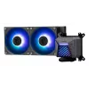 MAG Coreliquid A15 240 kõik-ühes vedelikjahuti — 240 mm radiaator, 2×120 mm ventilaatorit, LGA1700/AM4/AM5, must