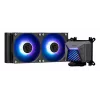 MAG Coreliquid A15 240 kõik-ühes vedelikjahuti — 240 mm radiaator, 2×120 mm ventilaatorit, LGA1700/AM4/AM5, must