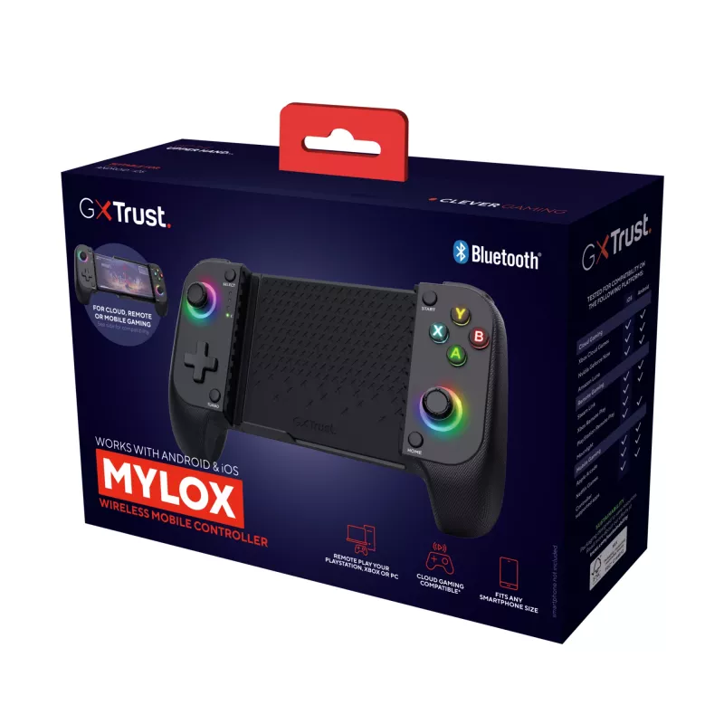 Trust GXT 735 Mylox Must Bluetooth Gamepad Analogue / Digital Android, iOS