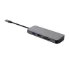 USB USB-C jaotur TRUST 25672 — HDMI, RJ-45, USB 3.2 Gen 1 Type-A/USB-C, SD/MicroSD, hall