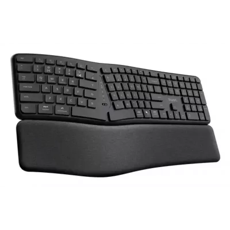 Trust Keyra Ergonomic mitme seadmega juhtmevaba klaviatuur