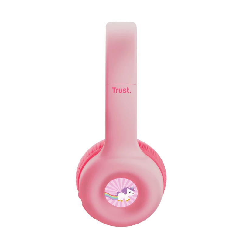 Trust Nouna, traadiga ja juhtmevaba, kõned/muusika, 20 - 20000 Hz, 134 g, peakomplekt, roosa