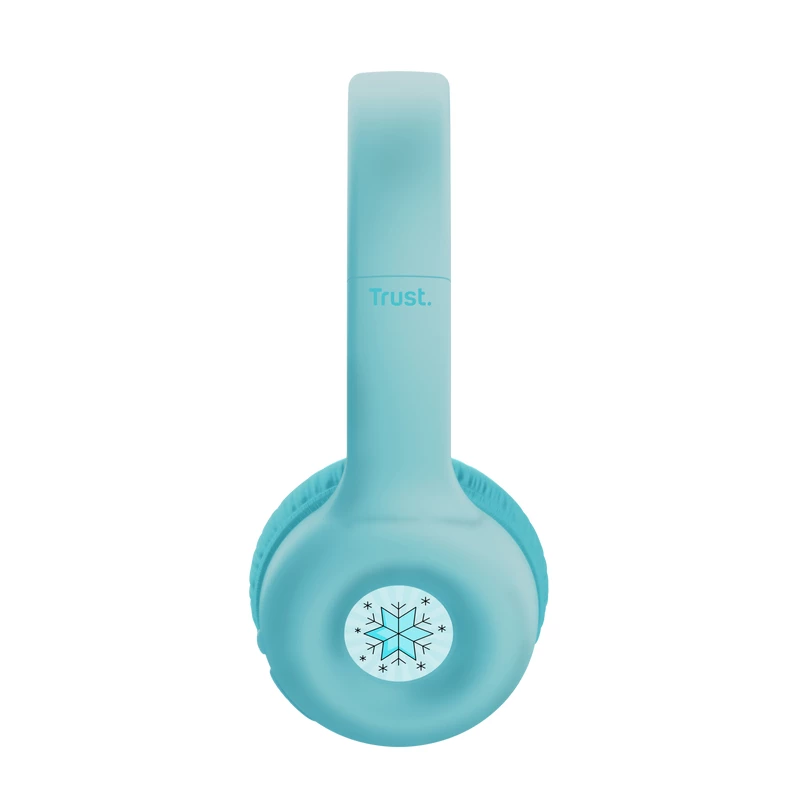 Peakomplekt TRUST Nouna binauraalne Bluetooth/USB-C juhtmega ja juhtmevaba, kokkupandav, lastele, sinine, 4 cm draiverid