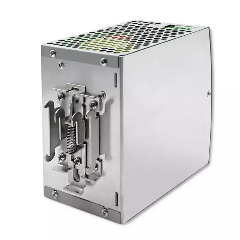 Tööstuslik DIN-liistule paigaldatav toiteplokk QOLTEC 50901 — 480W, 24V DC, 20A