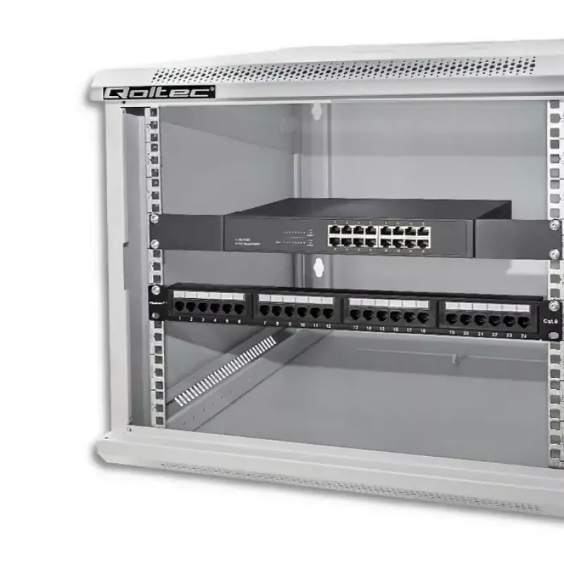 19-tolline Rack-kapp QOLTEC 9U mudel 54484, mõõtmed 600x500x450 mm