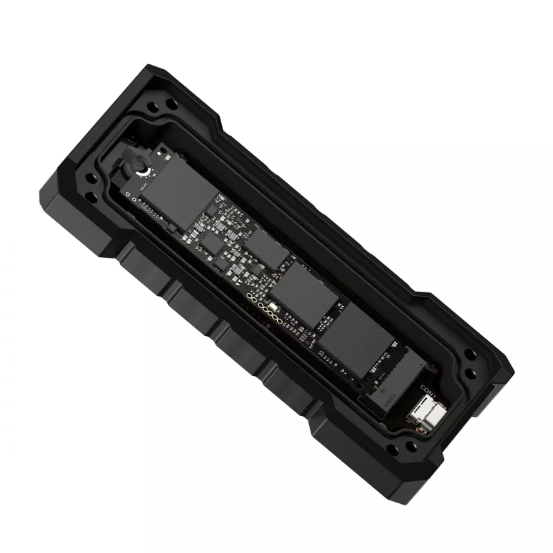 SSD enclosure ASUS TUF Gaming A2 Must for M.2 PCIe / SATA, USB 3.2 Gen 2x2 20 Gbit/s, up to 4 TB, aluminium, IP68