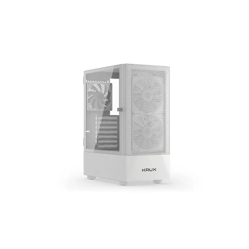 KRUX VAKO ATX arvutikorpus, RGB, valge (KRXD005)