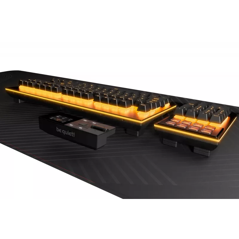 be quiet Dark Mount Silent Linear US ANSI klaviatuur Gaming USB QWERTY USA must
