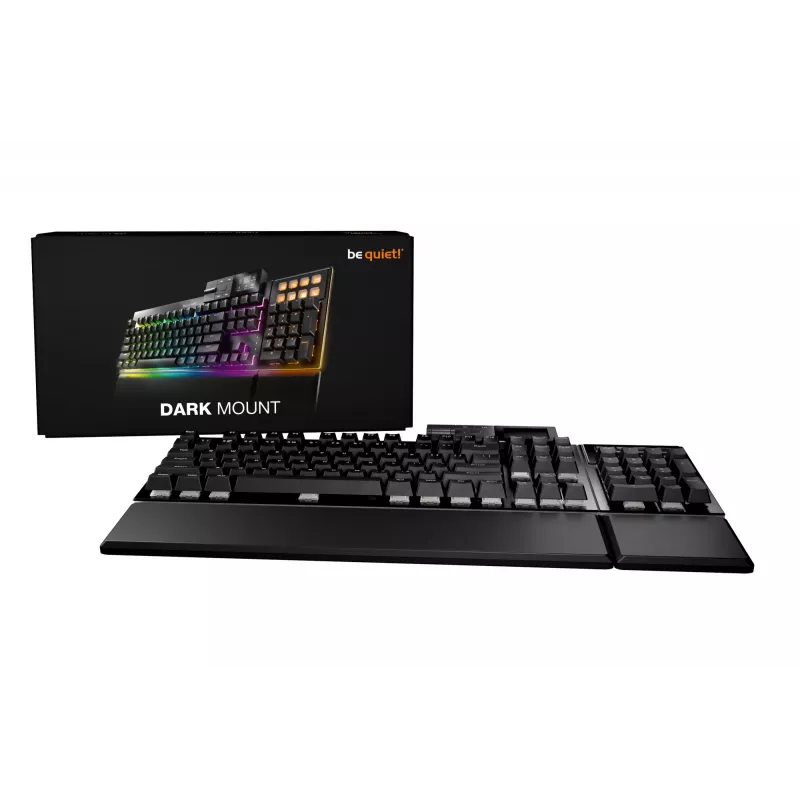 be quiet Dark Mount Silent Linear US ANSI klaviatuur Gaming USB QWERTY USA must