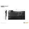 be quiet Dark Mount Silent Linear US ANSI klaviatuur Gaming USB QWERTY USA must