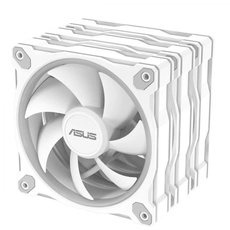 Korpuse ventilaator ASUS Prime MR120 ARGB Valge 120 mm, 1600 RPM, PWM, liugelaager, 58 CFM