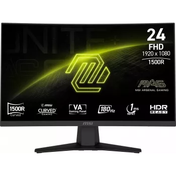 MSI MAG 244C arvutimonitor 59,9 cm (23,6 tolli) 1920 x 1080 Full HD LCD must