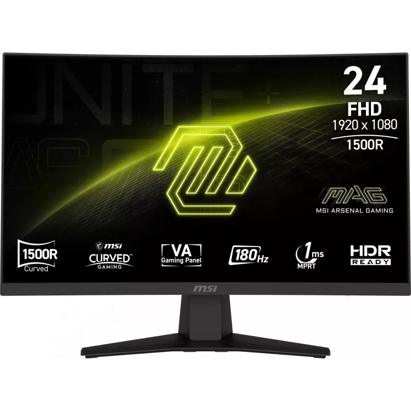 MSI MAG 244C arvutimonitor 59,9 cm (23,6 tolli) 1920 x 1080 Full HD LCD must