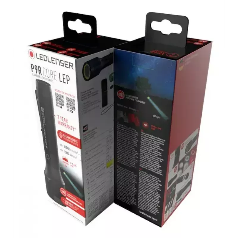 Käeshoitav taskulamp Led Lenser 502987, kompaktne alumiiniumkorpus, 1000 lm, 4800 mAh laetav Li-Ion, IP68, 8000 K, 176 mm, 41 g