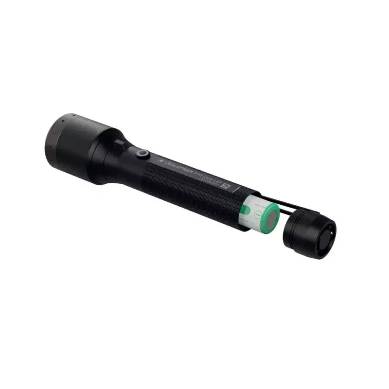 Käeshoitav taskulamp Led Lenser 502987, kompaktne alumiiniumkorpus, 1000 lm, 4800 mAh laetav Li-Ion, IP68, 8000 K, 176 mm, 41 g